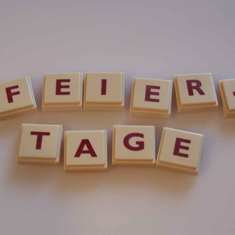 Wortbild Feiertage