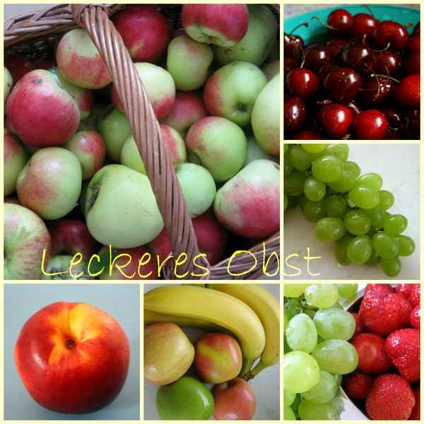 Obst-Collage