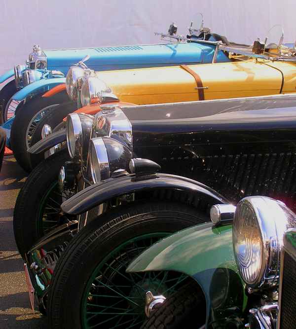 Oldtimer-Schau auf dem Nürburgring