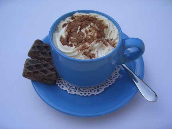 Der Cappuchino ist fertig...