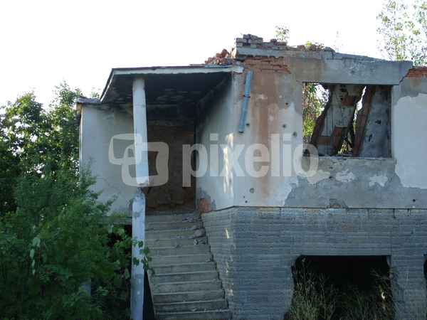 Zerstörtes Haus in Kroatien2
