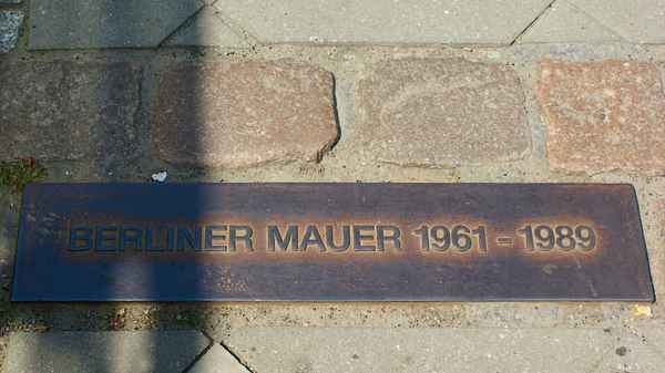 Verlauf der Berliner Mauer