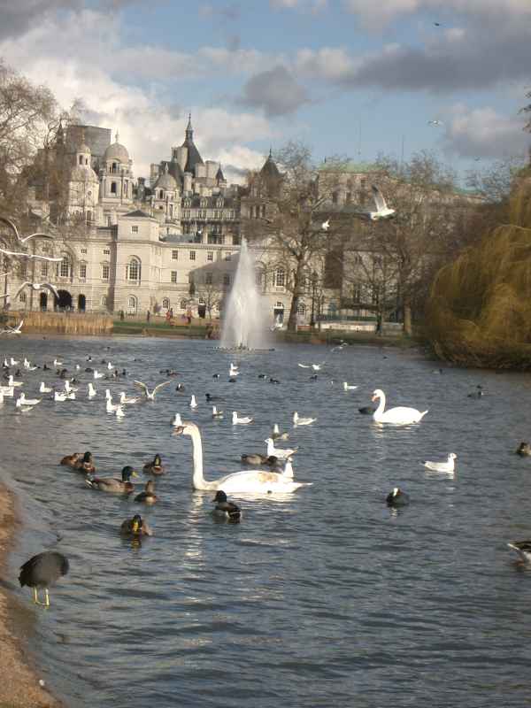 auf den weg zum trafalgar square