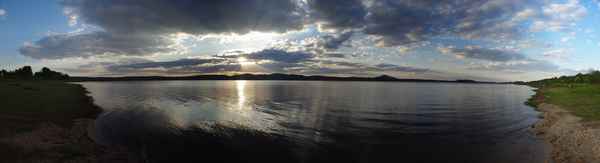 Abendstimmung am Berzdorfer See