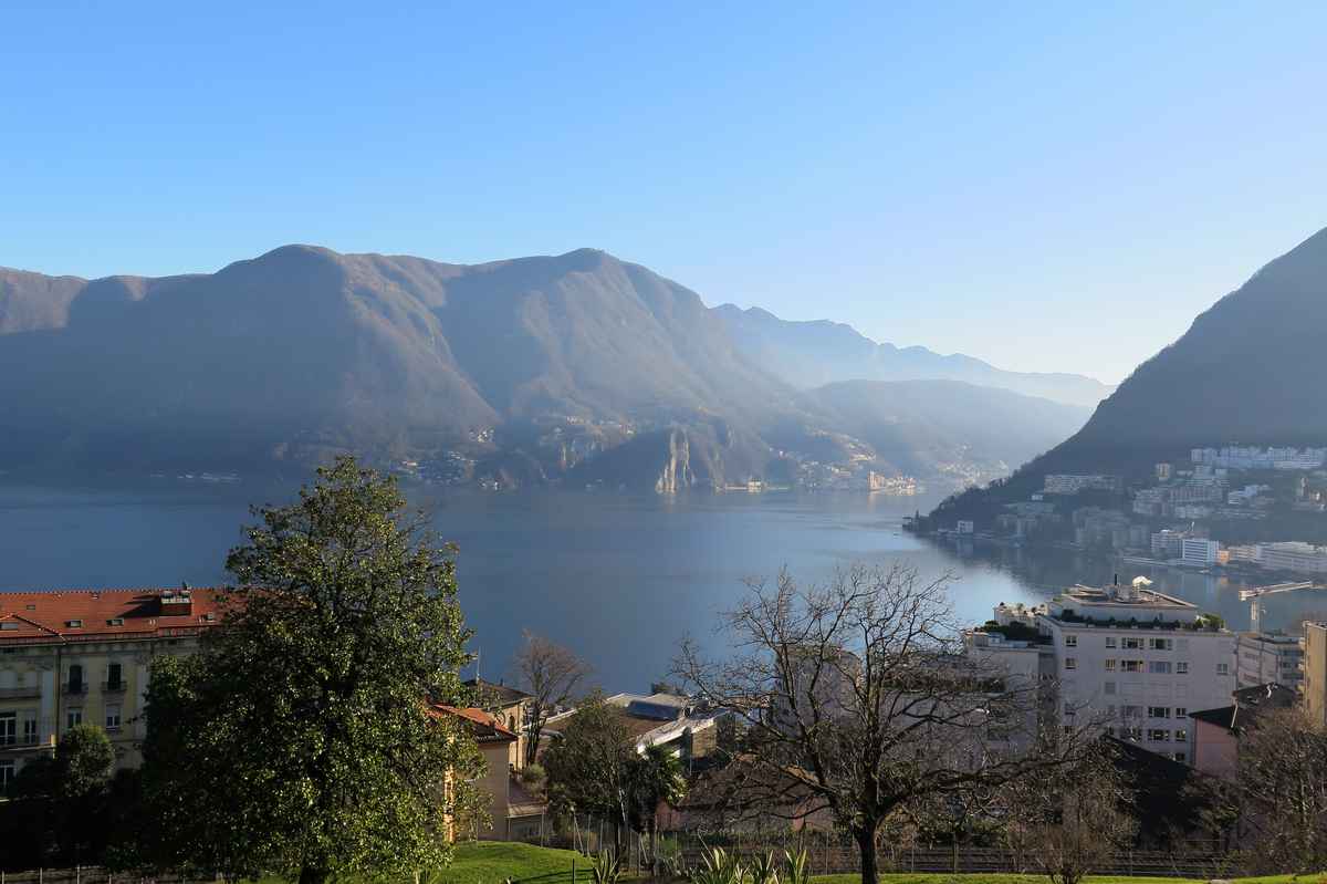 Später Nachmittag am Luganersee