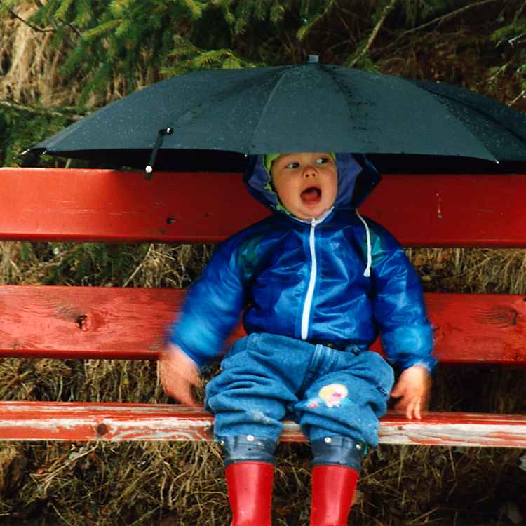 Der "Arme Poet" im Regen