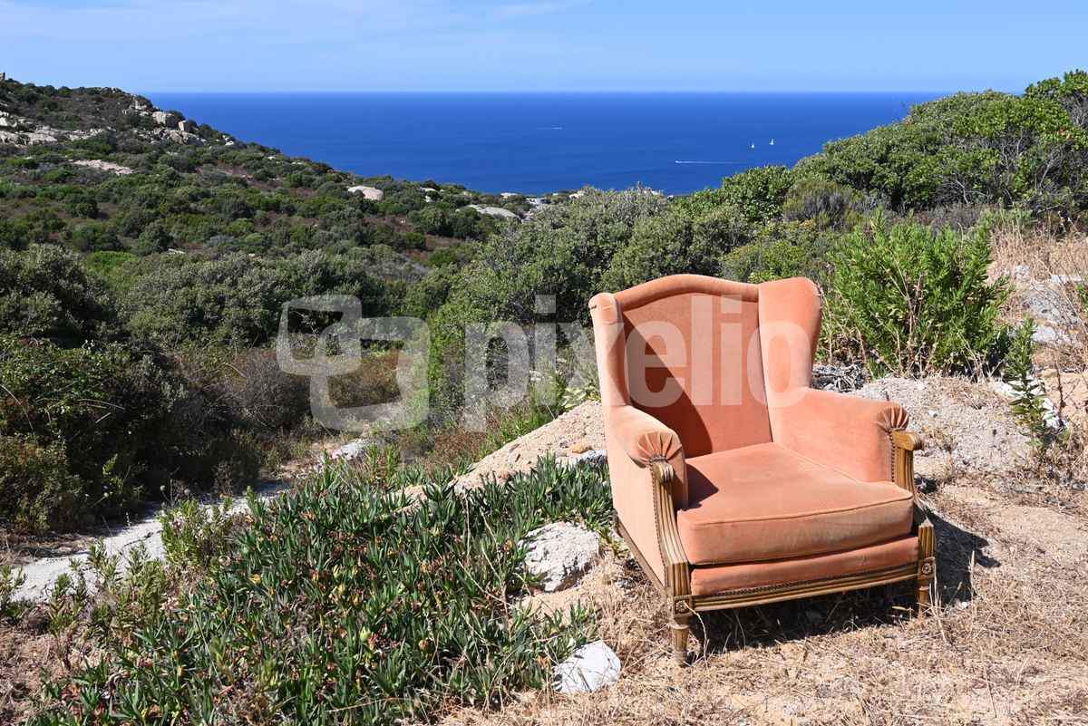 Sessel mit Meerblick