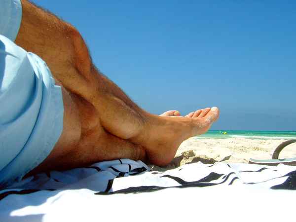 Strandurlaub - Selbstportrait
