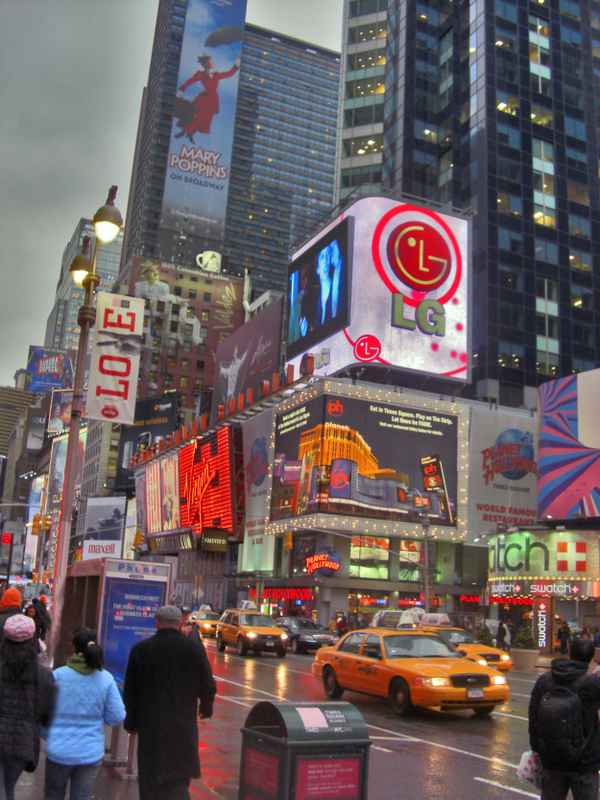 New York`s Broadway - never sleeps