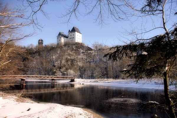 Januartag am Schloss Burgk