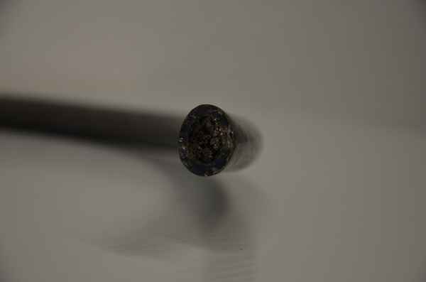 Fahrradschloss geschnitten