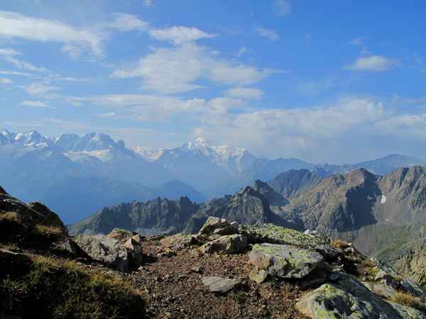Montblanc und französische Alpen