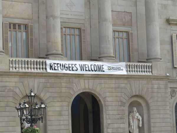 Refugees welcome - in Barcelona