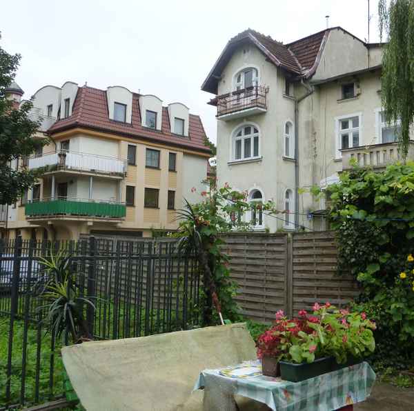 Alte Häuser in Sopot