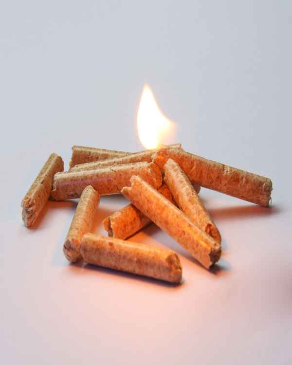 Holzpellet Feuer