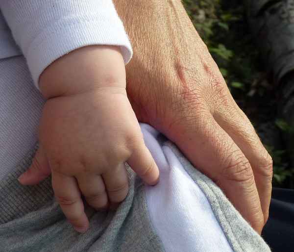 Große Hand, kleine Hand