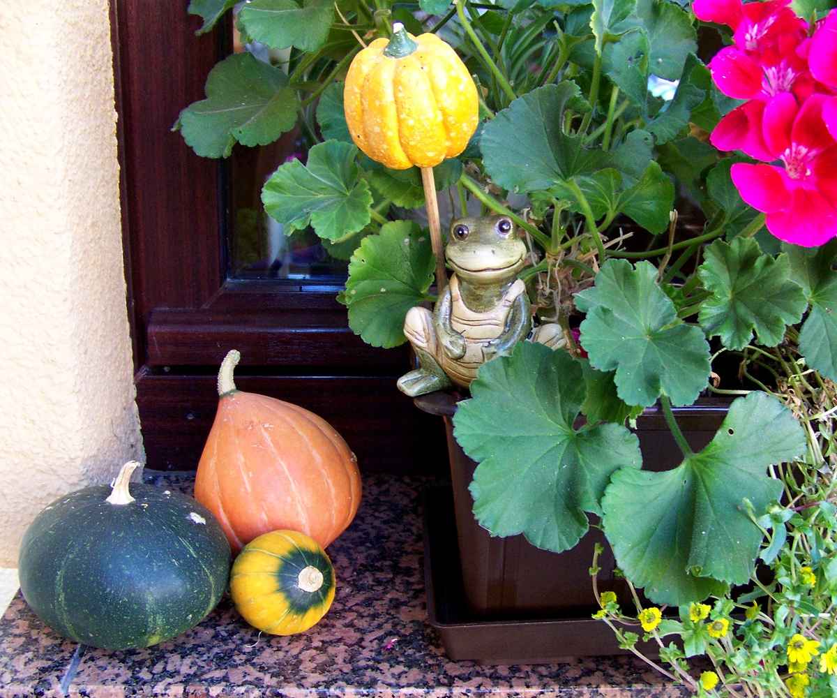 Herbstliche Fensterdeko