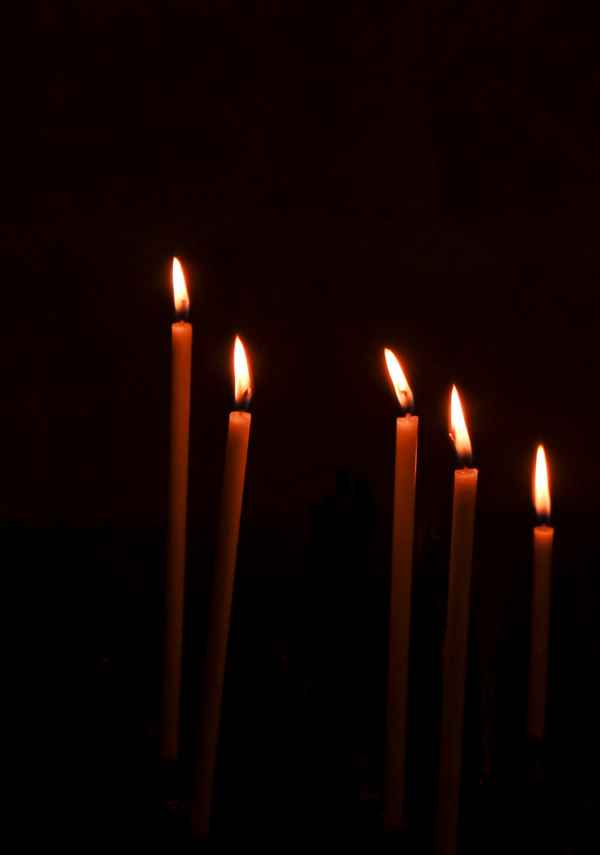 Gedenkkerzen im Dom zu Speyer...2...