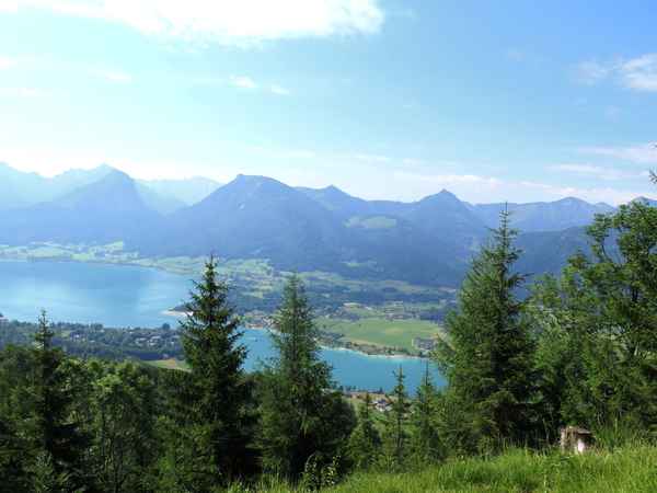 Während der Bergfahrt zum Schafberg / 1