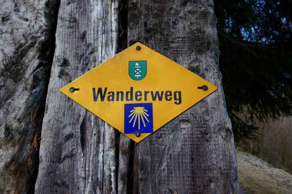 Wegmarke der Jacobs-Pilger
