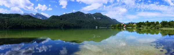 Der Weißensee bei Füssen