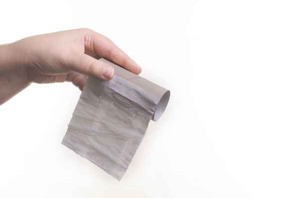 Klopapier letztes Blatt