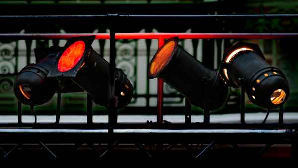 Bühnenscheinwerfer rot