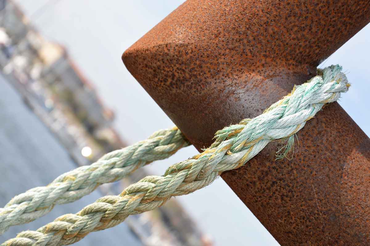 Schiffstau am Kühlungsborner Hafen