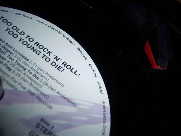 Too Old for Rock'n'roll too young to die