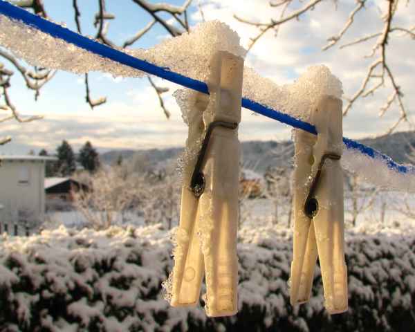 Pärchen im Schnee