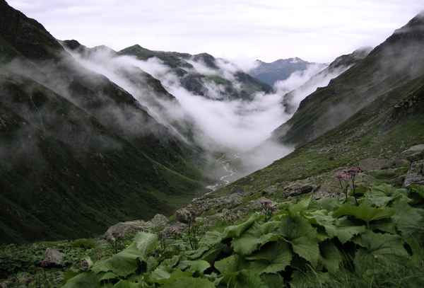 Wolken im Garneratal