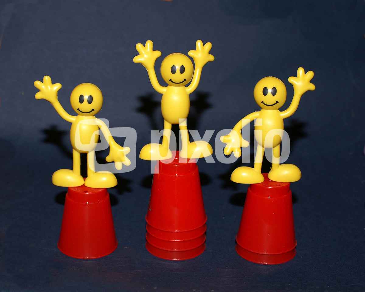 Plastikmännchen Siegerehrung