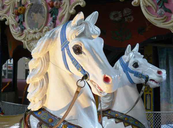 Holzpferd Karussell Technikmuseum Speyer