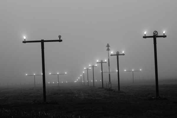 Blitzlichtbefeuerung s/w