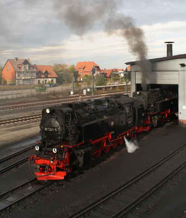 Vor dem Schuppen in Wernigerode