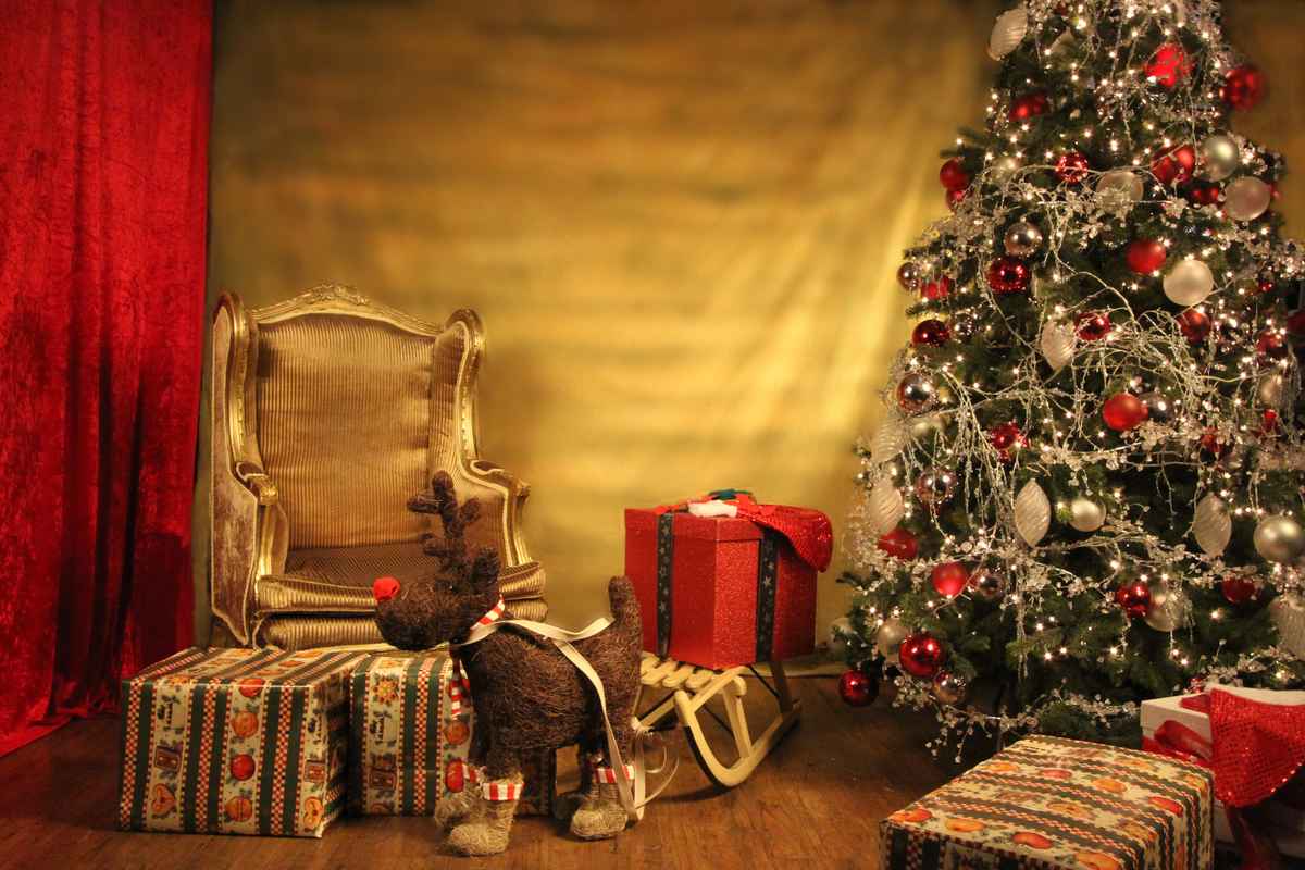 Hintergrund zur Erstellung einer Weihnachtskarte