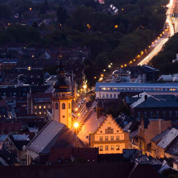 Lichter einer Stadt