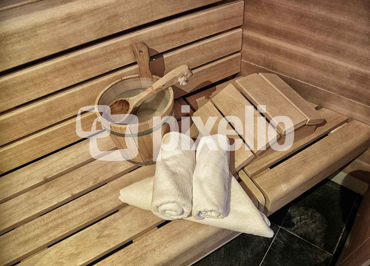 Detail Finnische Sauna