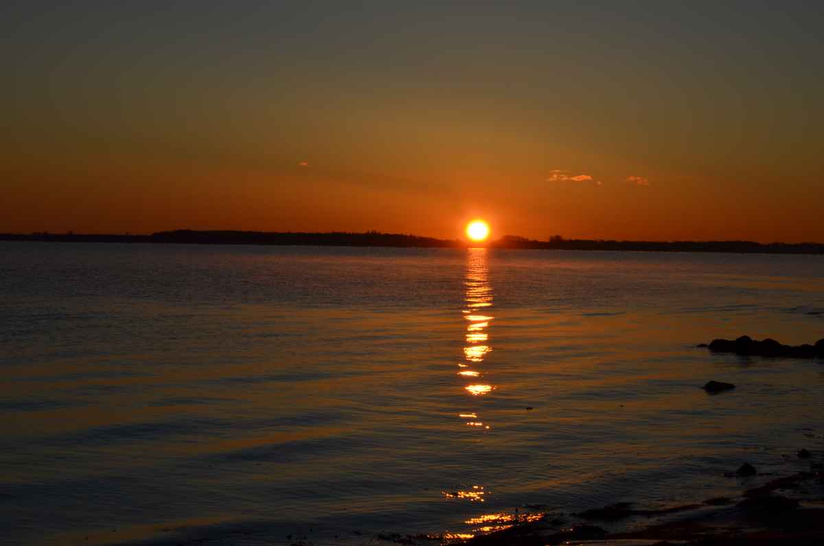 Sonnenaufgang über der Ostsee