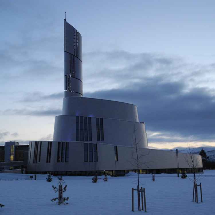 Nordlichtkathedrale in Alta
