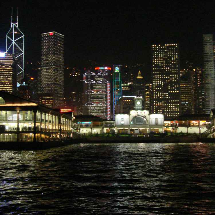 Hong Kong bei Nacht