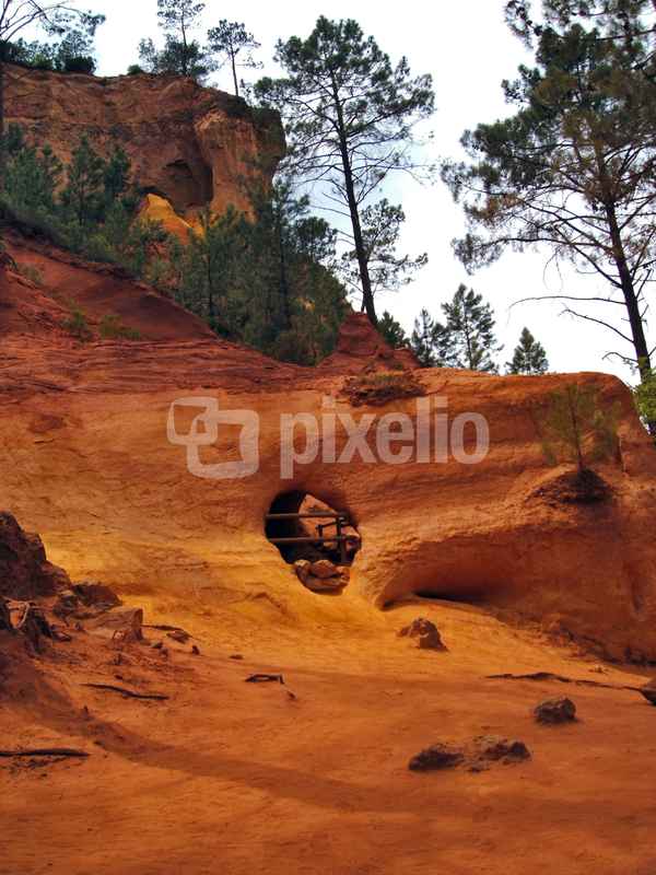 Ockerbrüche bei Roussillon - Südfrankreich