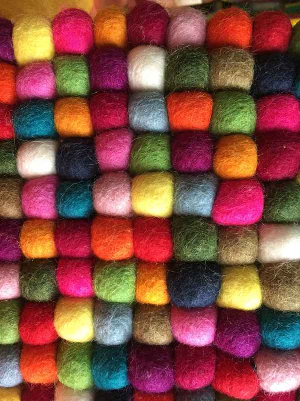 Bunte Filz-Mischung