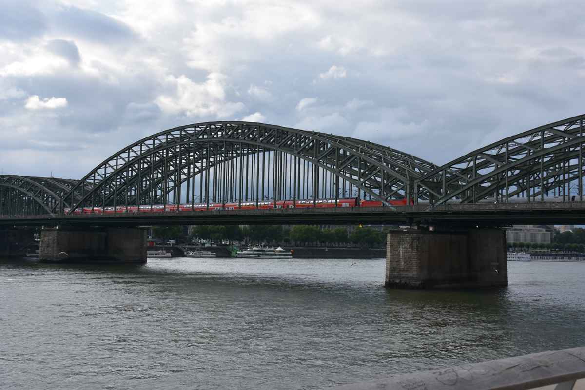 hohenzollernbrücke mal ohne dom