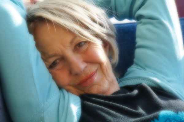 Seniorin - den Tag genießen