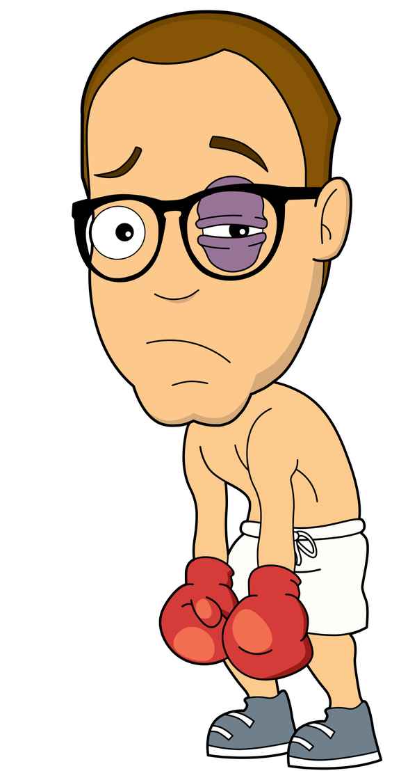 Boxer (nach dem Kampf)