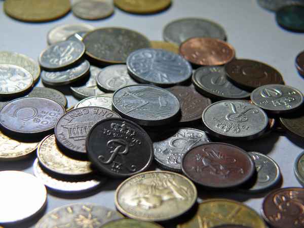 Diverse Münzen, alte und aktuelle