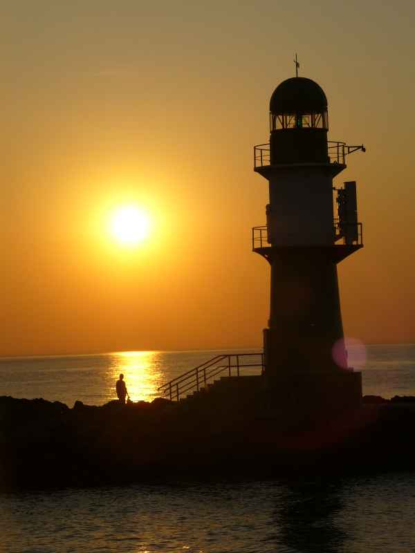 Romantik an der Warnemündung