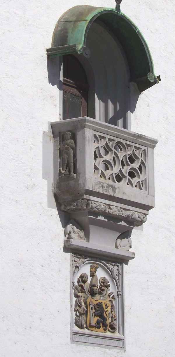 Meißen, Rathausbalkon