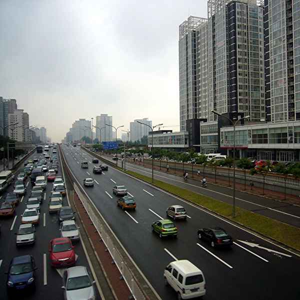 Strassenbild von Peking